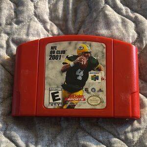 NFL QB Club 2001 Nintendo 64 Game Cartridge